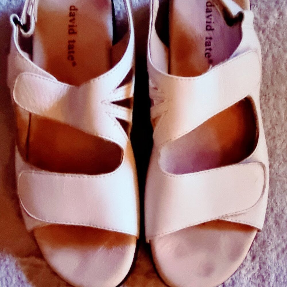 David Tate shoes Leather Sandals size 9SS